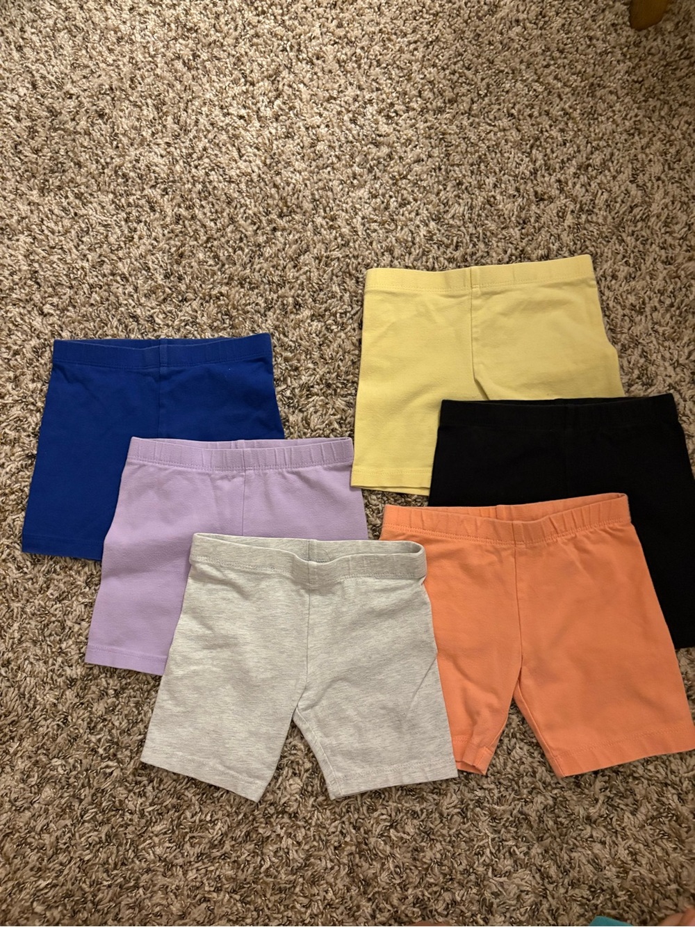 Children’s Place Cotton Stretch Bike Shorts - Multi Color Pack